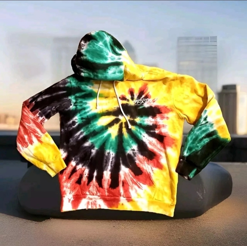 Urban Outfitters Misfit Hoodie Men Small Oversized Tie-dye